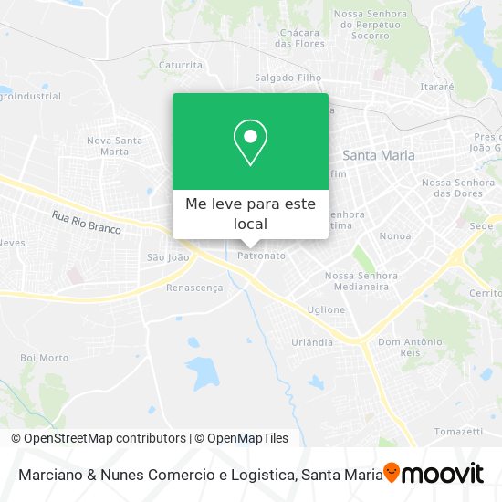 Marciano & Nunes Comercio e Logistica mapa