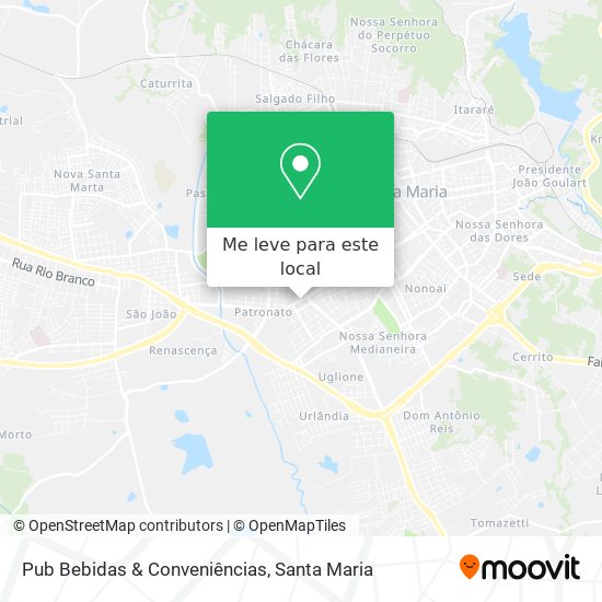 Pub Bebidas & Conveniências mapa