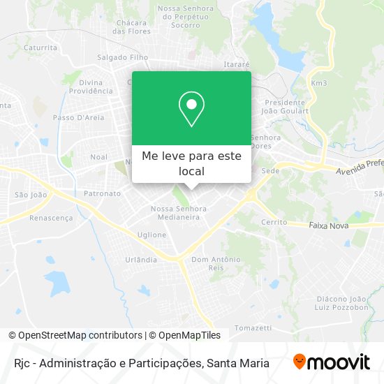 Rjc - Administração e Participações mapa