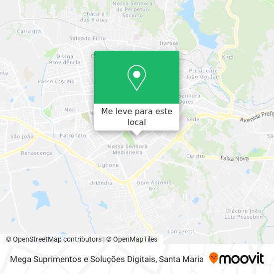 Mega Suprimentos e Soluções Digitais mapa