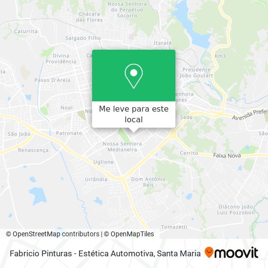 Fabricio Pinturas - Estética Automotiva mapa