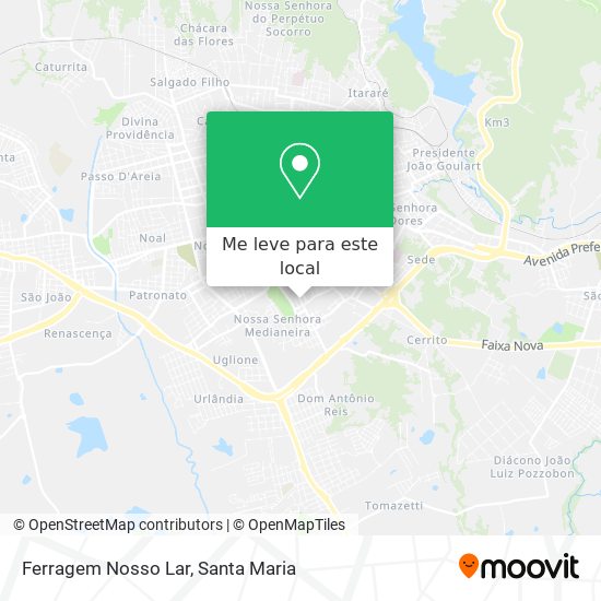 Ferragem Nosso Lar mapa