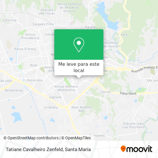 Tatiane Cavalheiro Zenfeld mapa