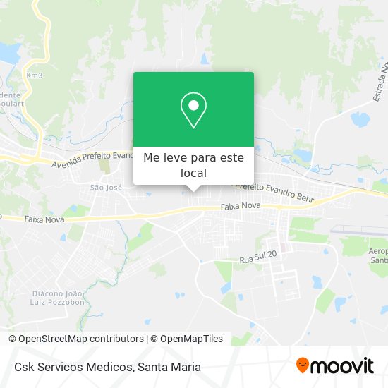 Csk Servicos Medicos mapa