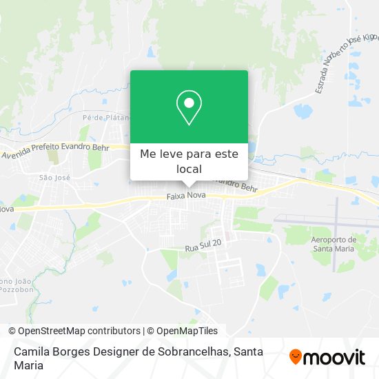 Camila Borges Designer de Sobrancelhas mapa