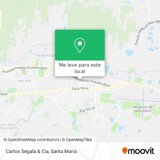 Carlos Segala & Cia mapa
