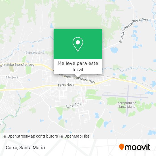 Caixa mapa