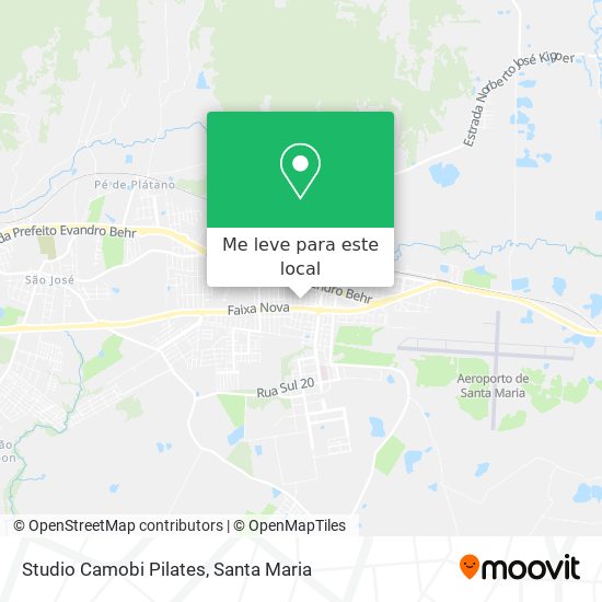 Studio Camobi Pilates mapa