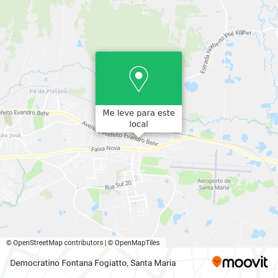 Democratino Fontana Fogiatto mapa