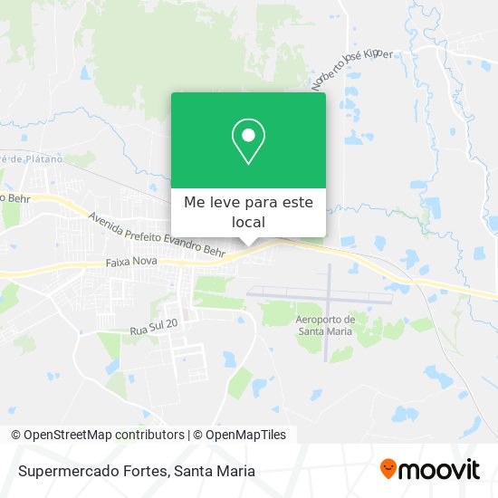 Supermercado Fortes mapa