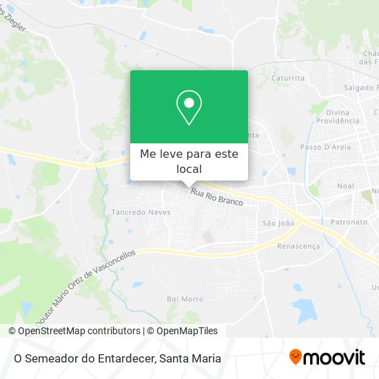 O Semeador do Entardecer mapa