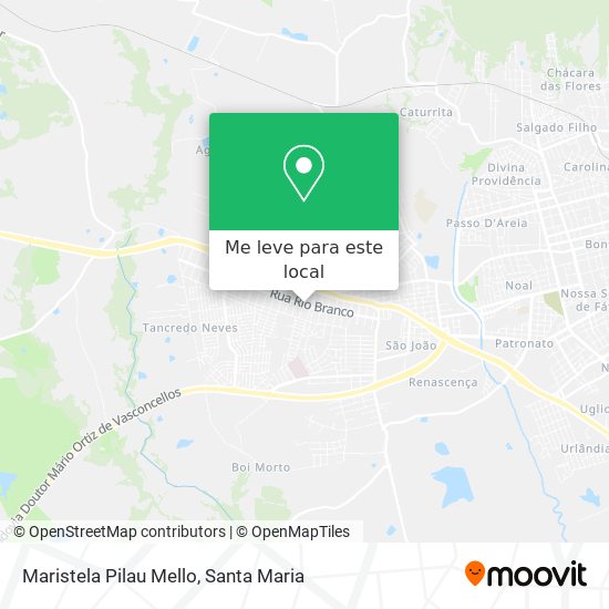 Maristela Pilau Mello mapa