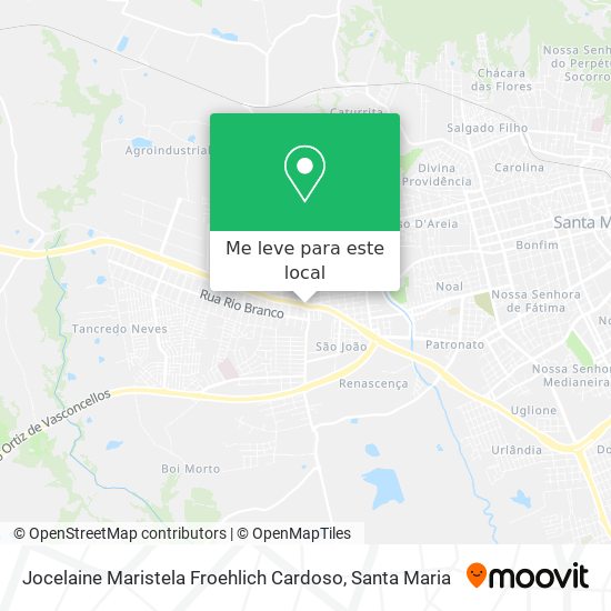 Jocelaine Maristela Froehlich Cardoso mapa