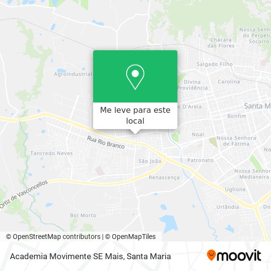 Academia Movimente SE Mais mapa