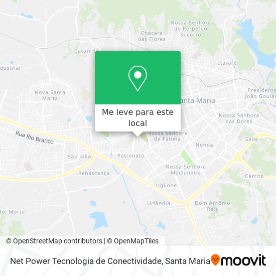 Net Power Tecnologia de Conectividade mapa