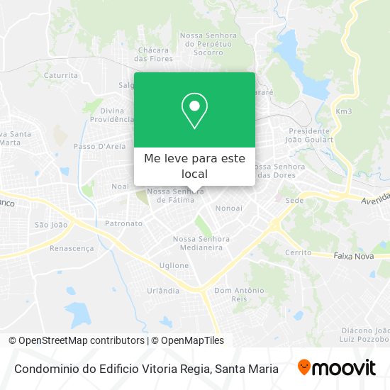 Condominio do Edificio Vitoria Regia mapa