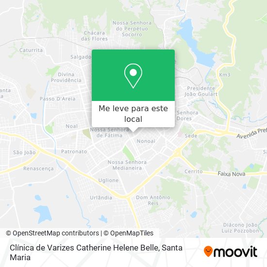 Clínica de Varizes Catherine Helene Belle mapa