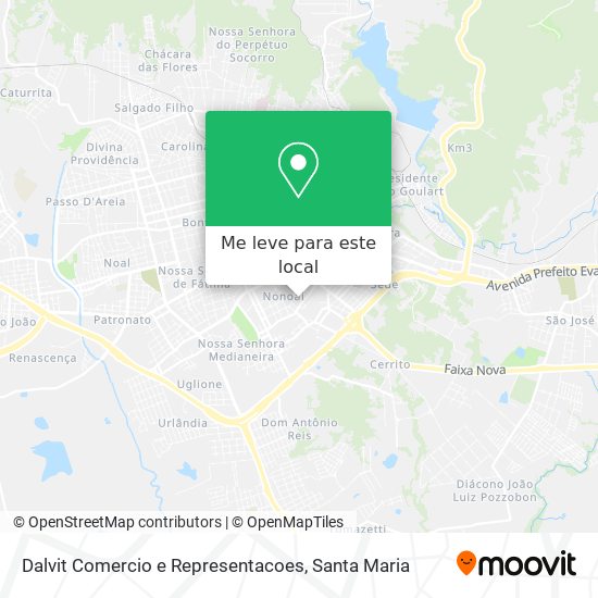 Dalvit Comercio e Representacoes mapa
