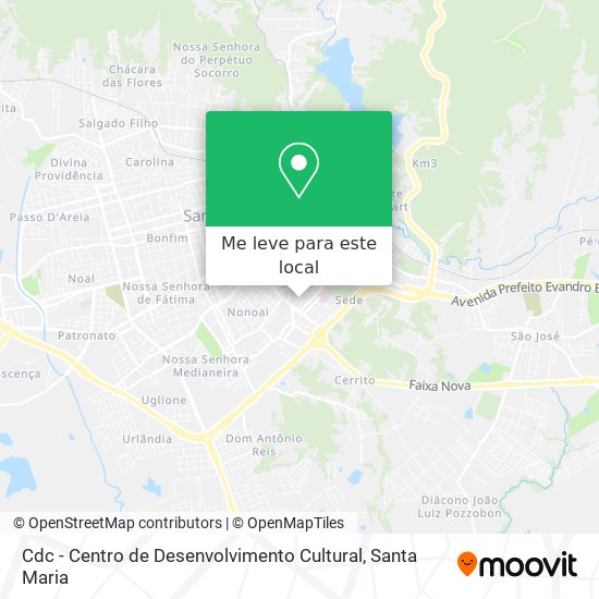 Cdc - Centro de Desenvolvimento Cultural mapa