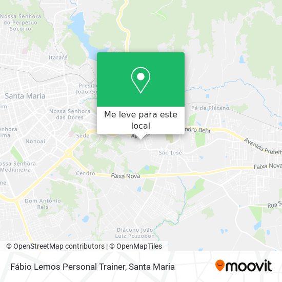 Fábio Lemos Personal Trainer mapa