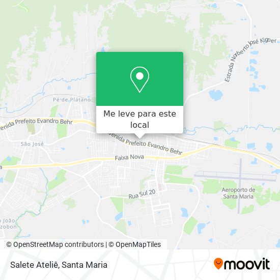 Salete Ateliê mapa