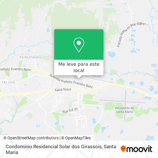 Condominio Residencial Solar dos Girassois mapa