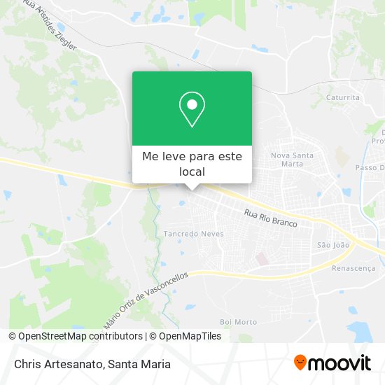 Chris Artesanato mapa