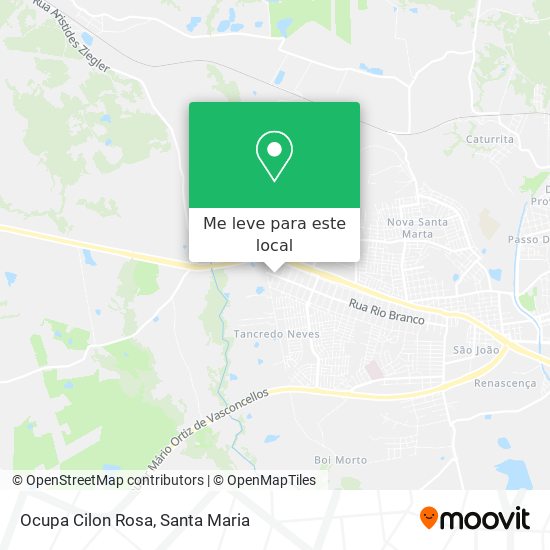 Ocupa Cilon Rosa mapa