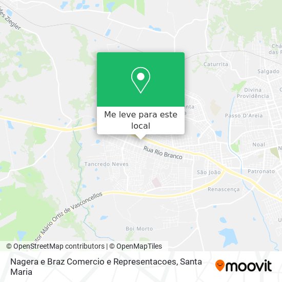 Nagera e Braz Comercio e Representacoes mapa