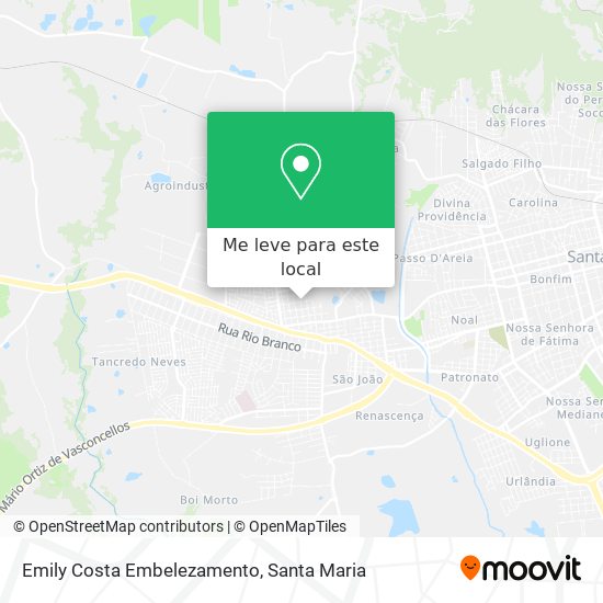 Emily Costa Embelezamento mapa