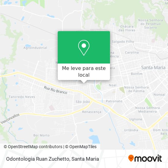 Odontologia Ruan Zuchetto mapa