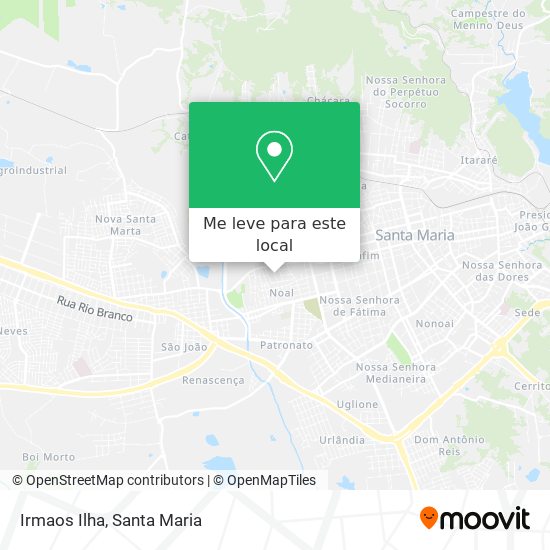 Irmaos Ilha mapa