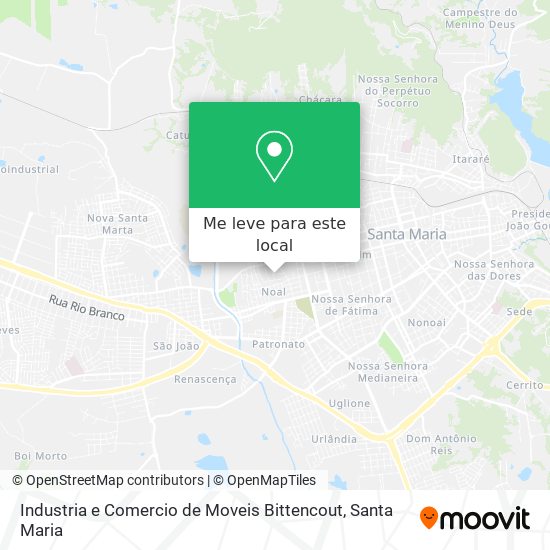 Industria e Comercio de Moveis Bittencout mapa