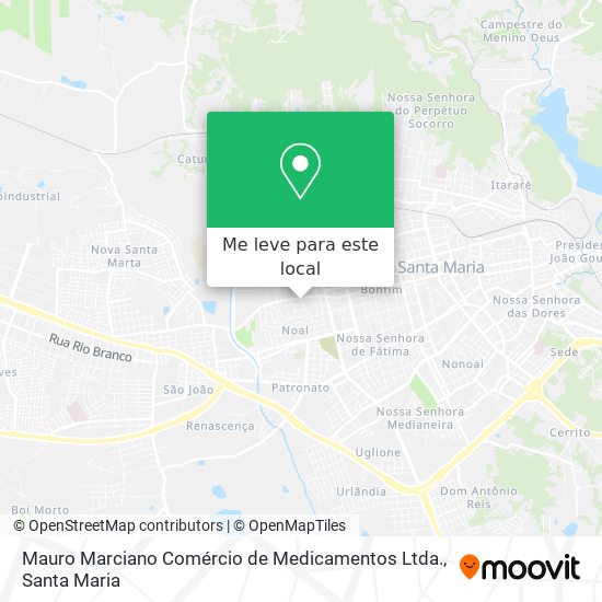 Mauro Marciano Comércio de Medicamentos Ltda. mapa