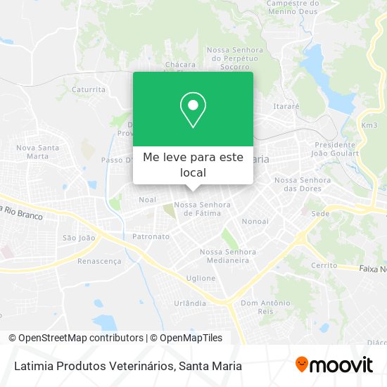 Latimia Produtos Veterinários mapa