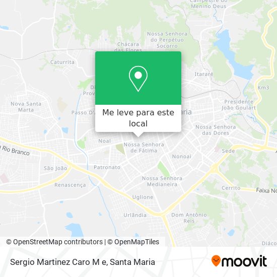 Sergio Martinez Caro M e mapa