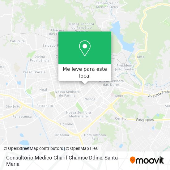 Consultório Médico Charif Chamse Ddine mapa