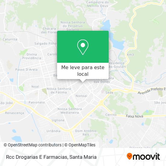 Rcc Drogarias E Farmacias mapa