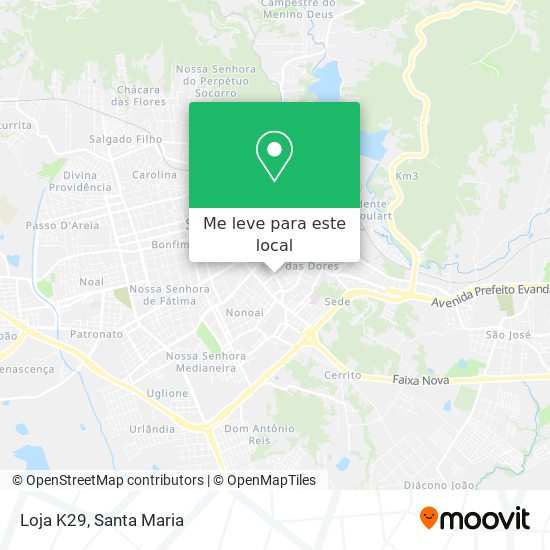 Loja K29 mapa