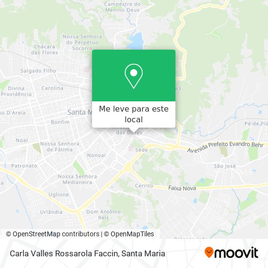 Carla Valles Rossarola Faccin mapa