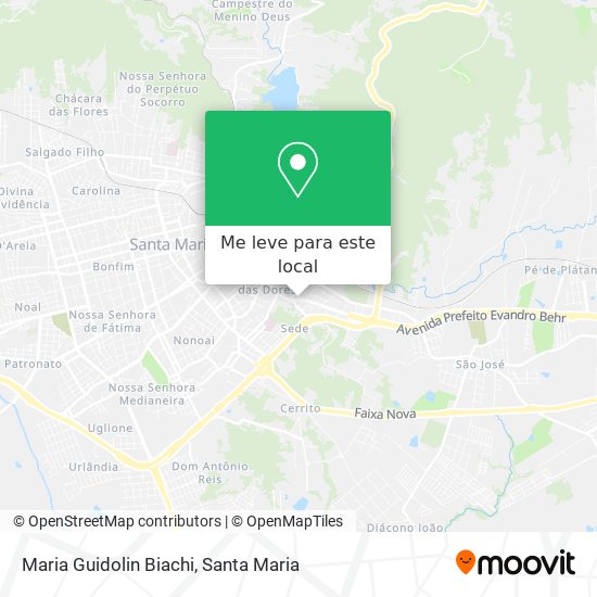 Maria Guidolin Biachi mapa