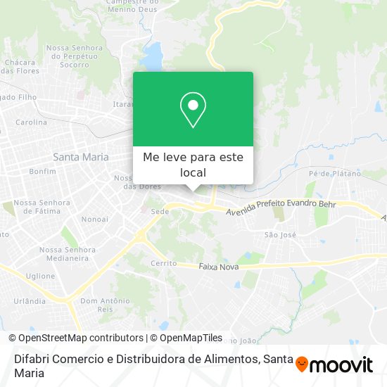 Difabri Comercio e Distribuidora de Alimentos mapa