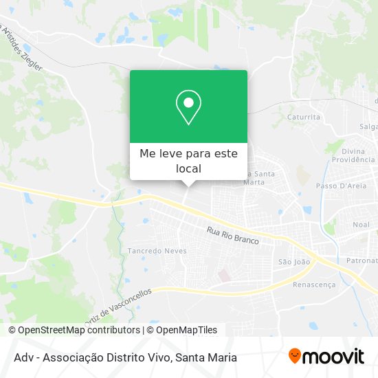 Adv - Associação Distrito Vivo mapa