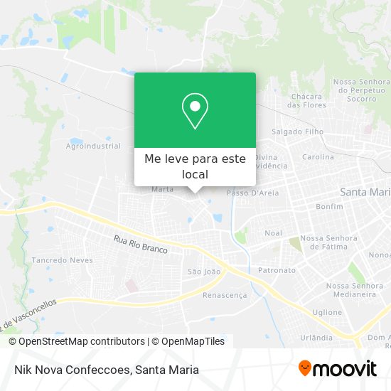 Nik Nova Confeccoes mapa