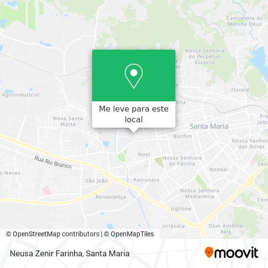 Neusa Zenir Farinha mapa
