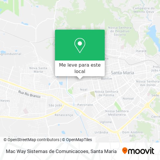Mac Way Sistemas de Comunicacoes mapa