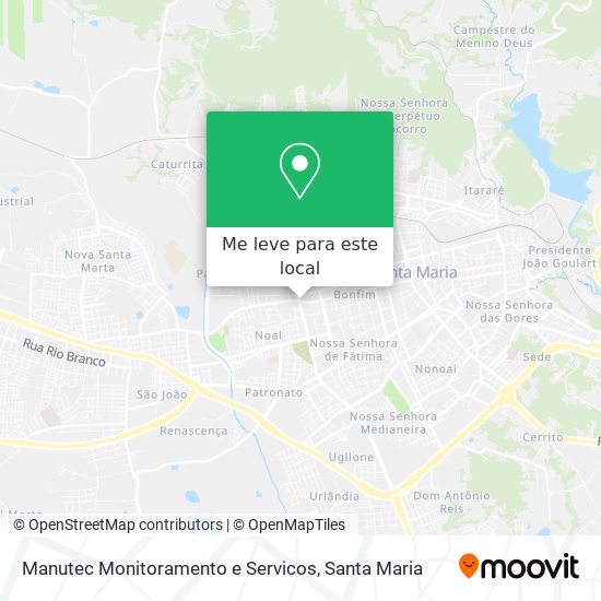 Manutec Monitoramento e Servicos mapa