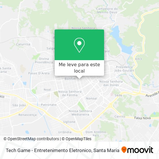 Tech Game - Entretenimento Eletronico mapa