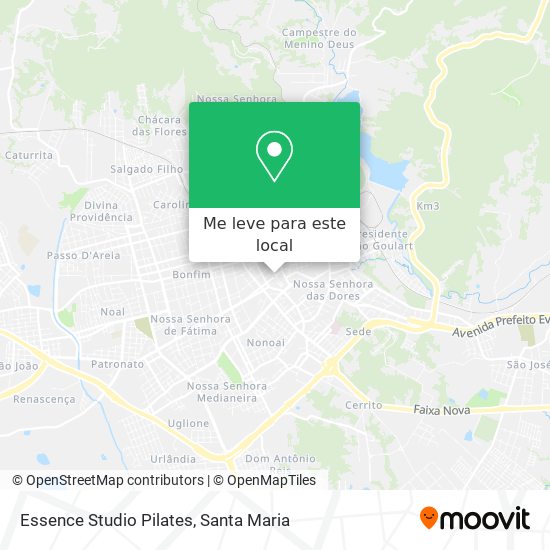 Essence Studio Pilates mapa