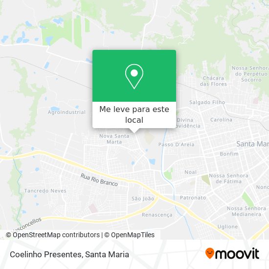 Coelinho Presentes mapa